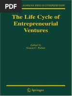 (International Handbook Series On Entrepreneurship) Simon Parker - The Life Cycle of Entrepreneurial Ventures (International Handbook Series On Entrepreneurship) - Springer (2006) PDF