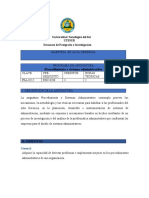 Prosedimiento y Sistema Administrativo en Proceso