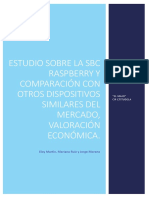 2.-Estudio Sobre La SBC Raspberry y Comparación Con Otros Dispositivos Similares Del Mercado, Valoración Económica