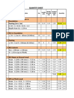 Building Estimation Excel Sheet 3D Model 1