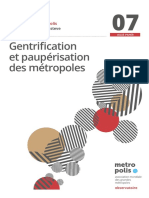 Gentrification Et Paupérisation Des Métropoles