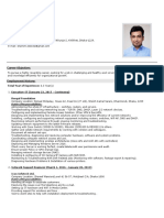 CV of Shamim Ahmmed