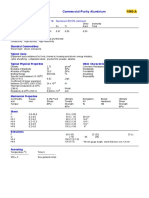 Non Heat Treatable Commercial-Purity Aluminium 1050 A: Chemical Composition Limits (In %) Aluminium 99,5% Minimum