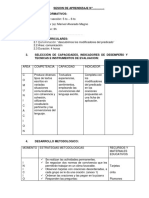 Sesion de Aprendizaje Modificadores Del Predicado