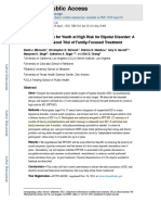 Miklowitz, 2019, Early Intervention For Youth at High Risk For Bipolar Disorder - A Multisite Randomized Trial of Family-Focused Treatment