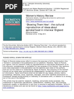 Women's History Review: To Cite This Article: Katherine Holden (2011) Showing Them How': The Cultural Reproduction