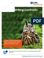 P&SM: Writing Contracts: CIPS Position On Practice