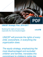 UNICEF Strategic Plan, 2014-2017: Realizing The Rights of Every Child, Especially The Most Disadvantaged