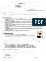 CHEM 1701 - Lab 7 - Gas Laws by Giulia Barros 100638389 /10 Marks