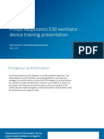 Philips Respironics E30 Ventilator - Device Training Presentation