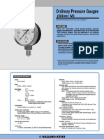 Ordinary Pressure Gauges: (Silver M)