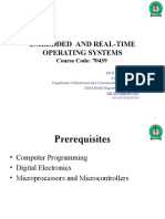 Embedded and Real-Time Operating Systems: Course Code: 70439