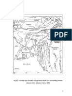 Fig 4.1: Location Map of Sylhet Trough/Surma Basin and Surrounding Tectonic Element (After Johnson &alam, 1990)