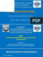 Semana 04 - Albañilería Estructural - Predimensionamiento