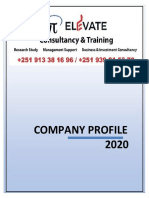 ELEVATE Company Profile 2020