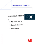 Isolator/Earth Switch/Breaker Interlocks