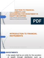 13 Investment in Equity Securities