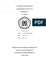 Laporan Praktikum Kecerdasan Buatan: Jobhseet 12 Corellation