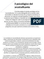 Perfil Psicológico Del Narcotraficante.