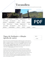 Tipos de Desbaste e Afiação (Perfis de Corte) - Tocandira PDF