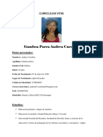 Andrea Gamboa Curriculo Vitae PDF