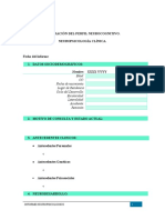 Informe Neuropsicológico MODELO ADULTOS