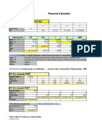 Financial Calculator Find Future Value - Time Line: Solving For