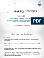 Air-Cooled Heat Exchangers: Lecture