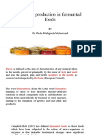 Flavor's Production in Fermented