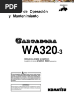 Manual Operacion Mantenimiento Cargador Frontal Wa320 3 Komatsu PDF