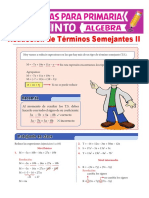 Problemas de Términos Semejantes para Quinto de Primaria PDF