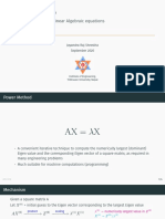 Numerical Methods: Solution of System of Linear Algebraic Equations