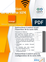 Guide D'utilisation SIM ORANGE