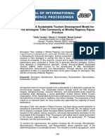 Identifying A Sustainable Tourism Development Model For The Amungme Tribe Community at Mimika Regency Papua Province