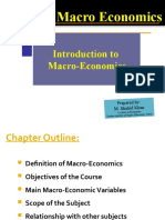 Introduction To Macro Economics