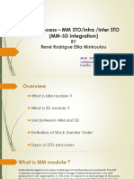 SAP MM and SD - Stock Transfer Order