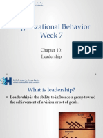 Ch10 Leadership Chapter