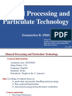 1 - Particle Size and Distribution Analaysis