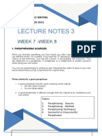 Lpe2501 Lecture Notes 3 (Week 7-8)