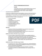 Informe de Permeabilidad de Los Suelos