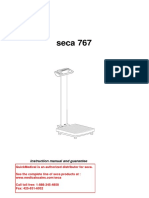 Seca 767: Instruction Manual and Guarantee