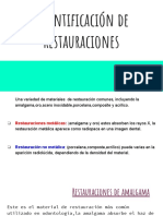 Identificacion de Restauraciones PDF