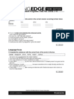 Intermediate Progress Test 4B: Units 7-8: Pronunciation