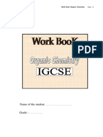 Work Book - Alkanes, Alkenes, Alcohols & Acids