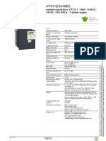 Schneider - Electric ATV312HU40M3 Datasheet PDF