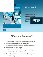 Overview of Databases and Transaction Processing