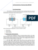 10 - (NPN BJT Common Base)