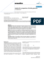 BMC Bioinformatics: Chaos Game Representation For Comparison of Whole Genomes