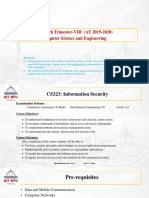 Ty Btech Trimester-Viii (Ay 2019-2020) Computer Science and Engineering