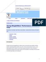 Young Weighlifters Performance Across Time